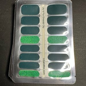 Brand new Lilly and Fox nail stickers GREEN
